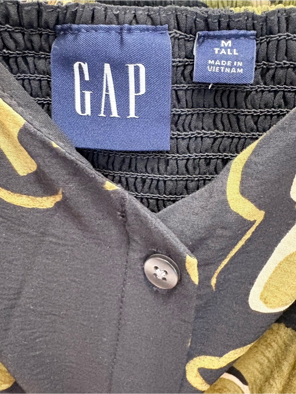 GAP Olive & Black Floral Slip Maxi Dress - Picture 4 of 7